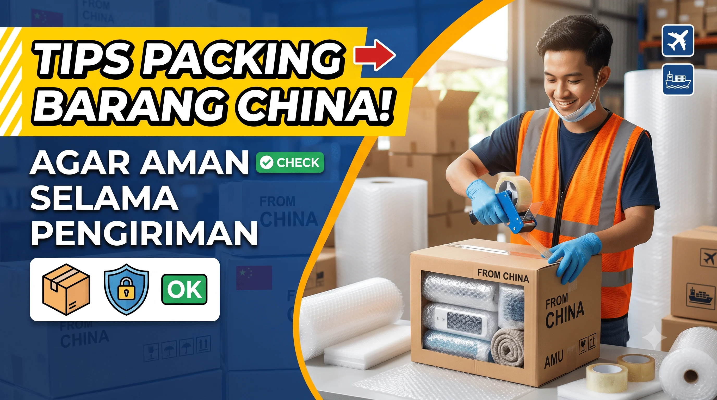 Tips for Packing Goods from China to Be Safe During Delivery