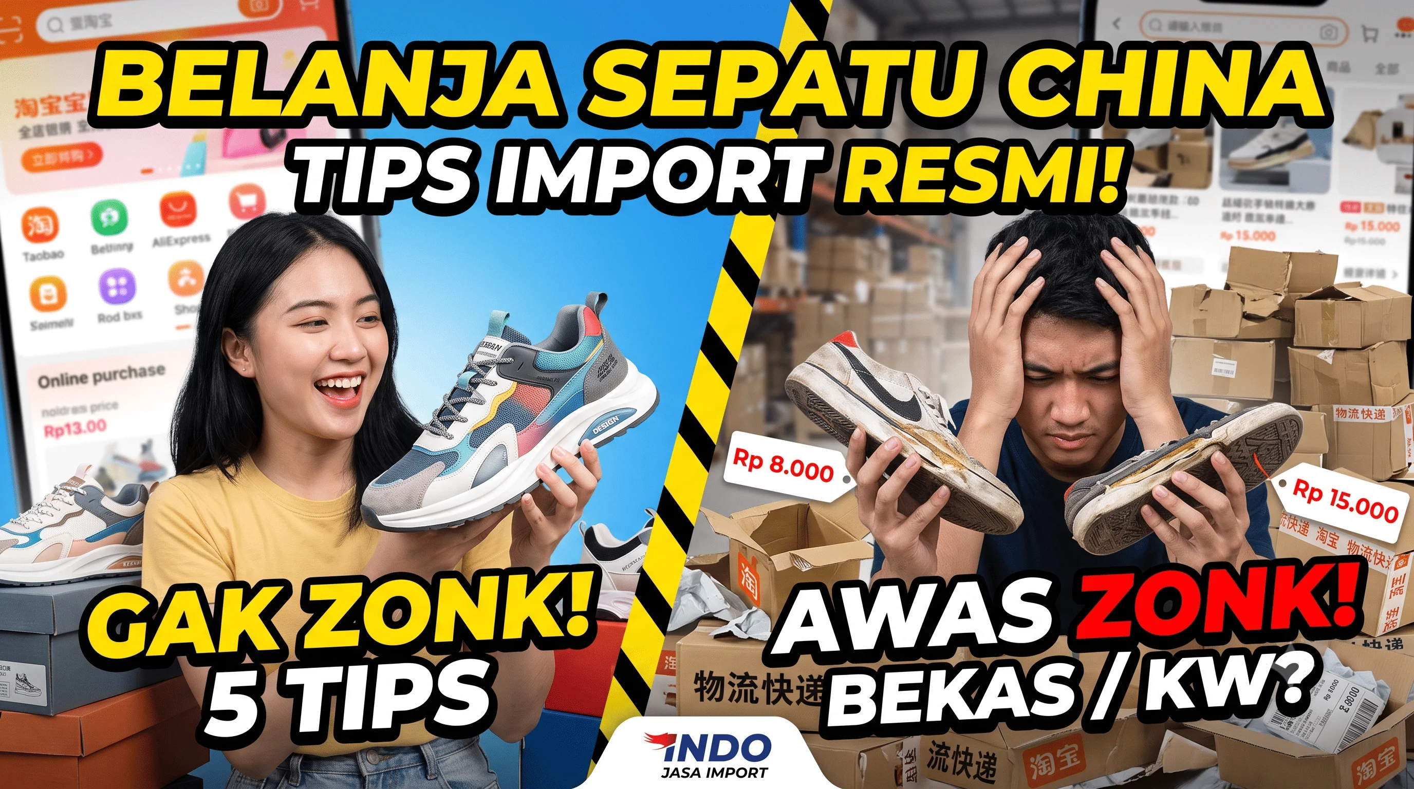 5 tips for shopping for imported shoes from China so you don't get bored