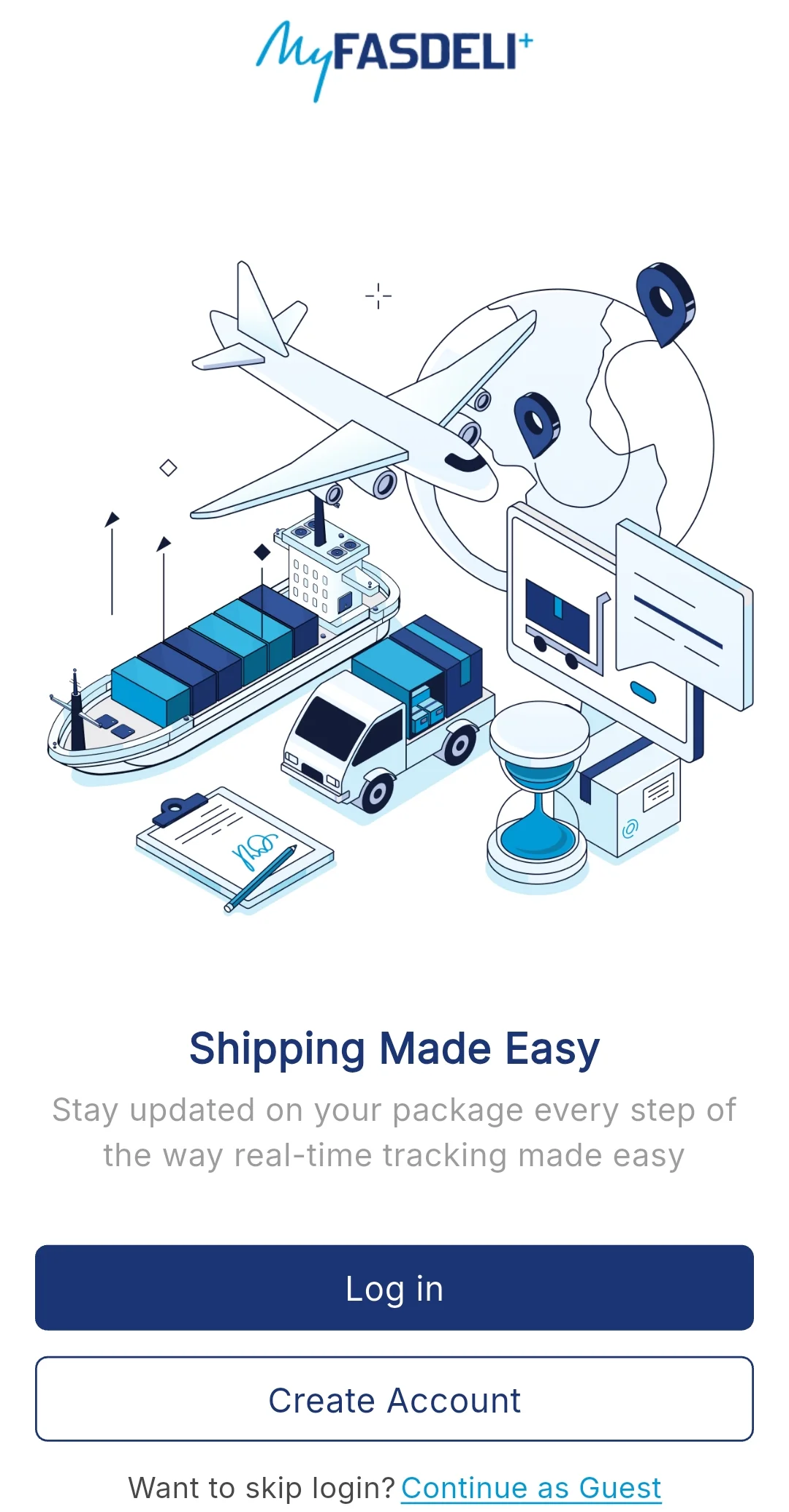 MyFasdeli Mobile App Interface